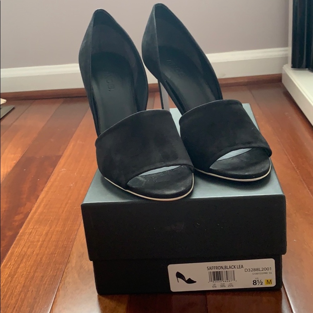 Vince Saffron Suede Heels